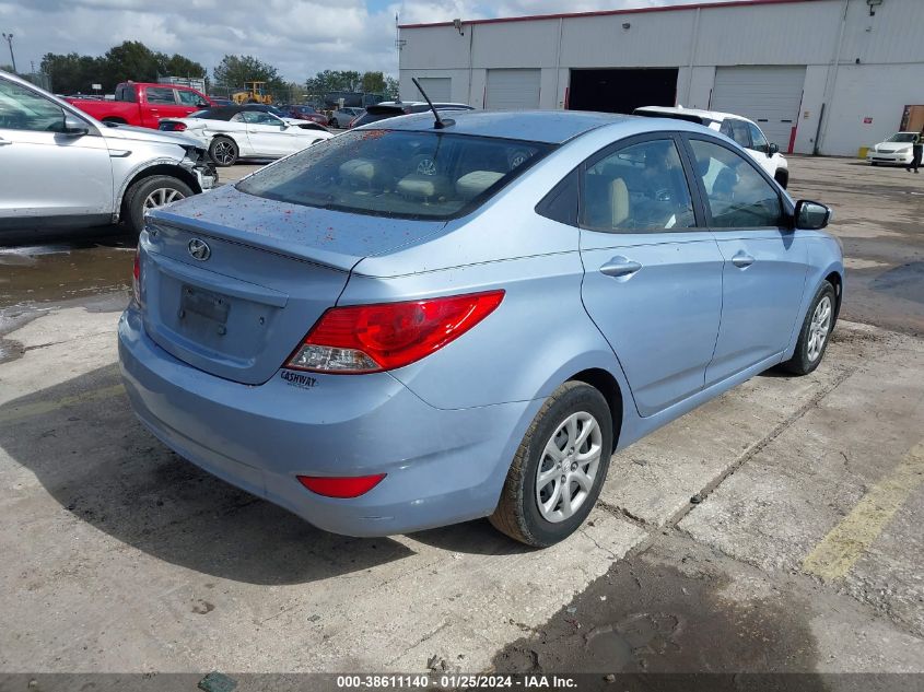 2013 HYUNDAI ACCENT GLS - KMHCT4AE6DU362107