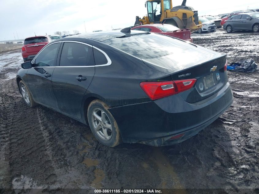 2016 CHEVROLET MALIBU LS - 1G1ZB5ST7GF296754