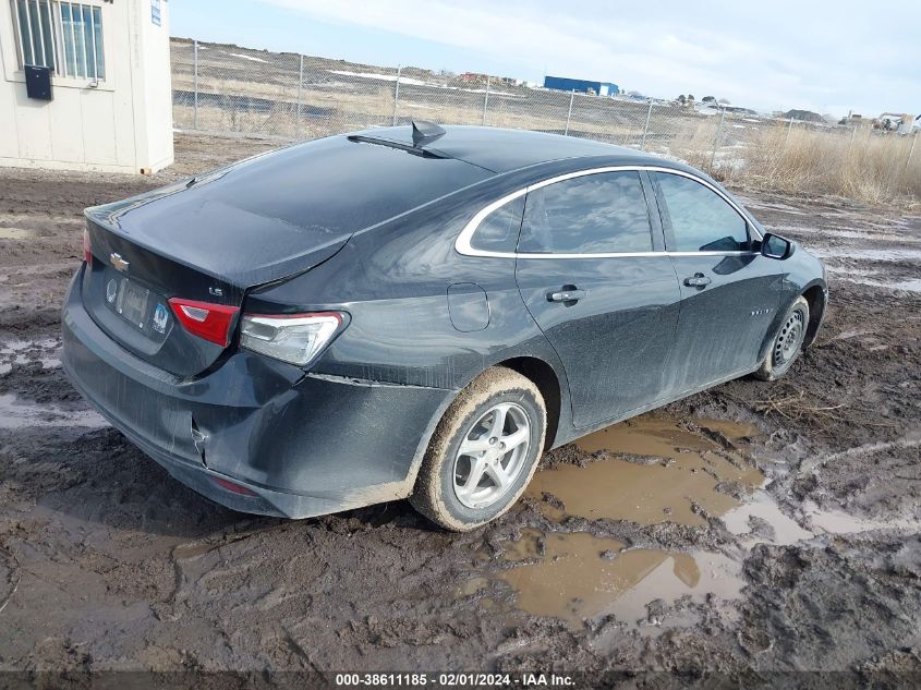 2016 CHEVROLET MALIBU LS - 1G1ZB5ST7GF296754