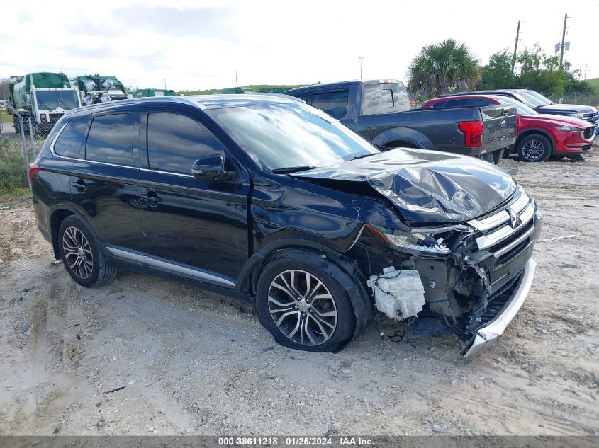 Lot #2525406952 2017 MITSUBISHI OUTLANDER SE/SEL salvage car