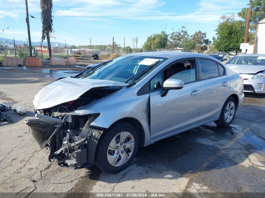 2015 HONDA CIVIC LX - 2HGFB2F59FH534431