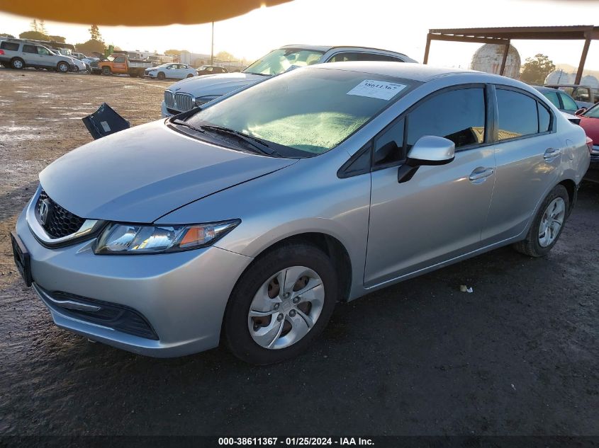 2013 HONDA CIVIC LX - 19XFB2F53DE235220