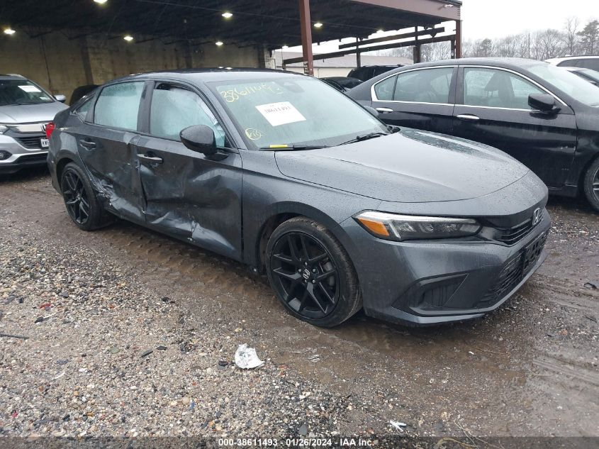 2022 HONDA CIVIC SPORT - 2HGFE2F59NH533656