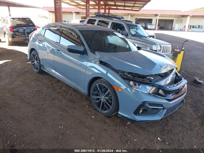 2021 HONDA CIVIC SPORT - SHHFK7H46MU4153