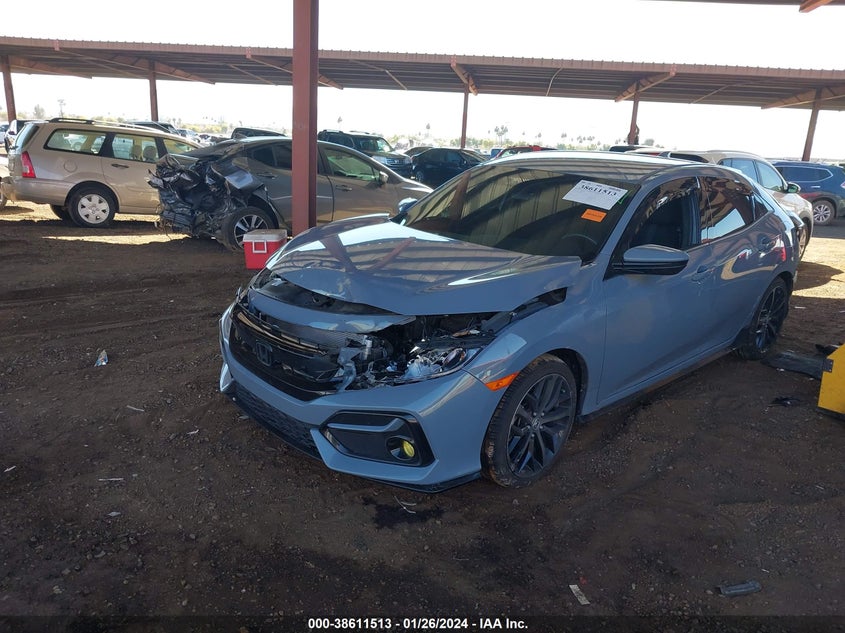VIN SHHFK7H46MU415334 2021 HONDA CIVIC SPORT
