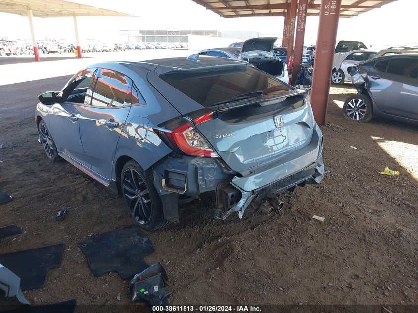 VIN SHHFK7H46MU415334 2021 HONDA CIVIC SPORT
