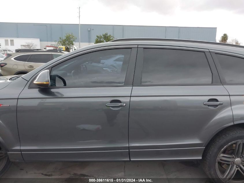 2015 AUDI Q7 3.0T S LINE PRESTIGE - WA1DGAFE8FD015136