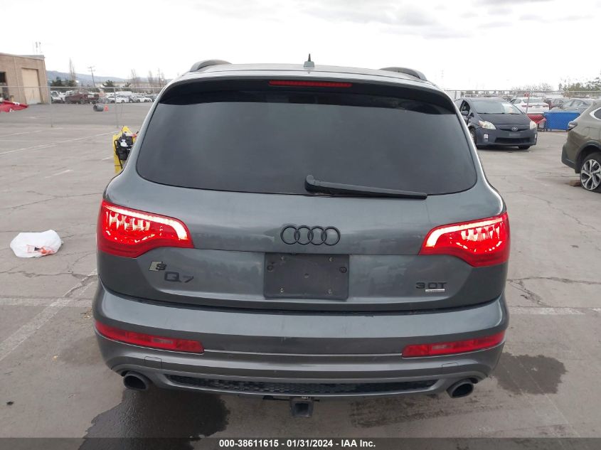 2015 AUDI Q7 3.0T S LINE PRESTIGE - WA1DGAFE8FD015136