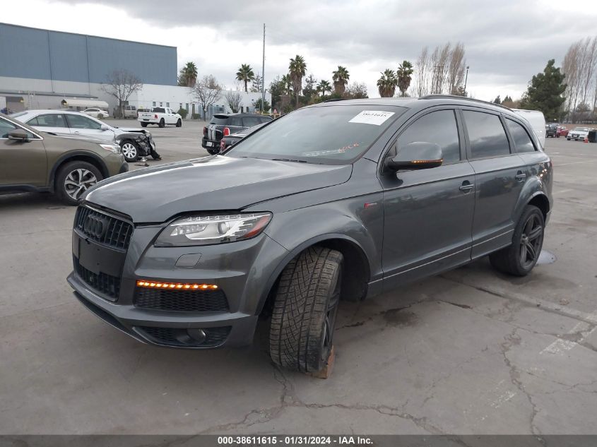 2015 AUDI Q7 3.0T S LINE PRESTIGE - WA1DGAFE8FD015136