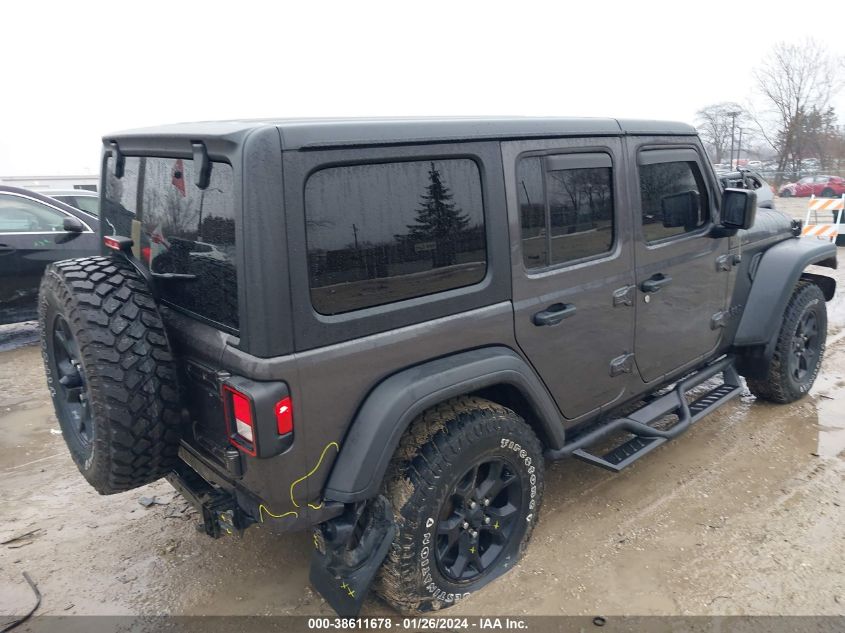 2021 JEEP WRANGLER UNLIMITED SPORT - 1C4HJXDG1MW546549