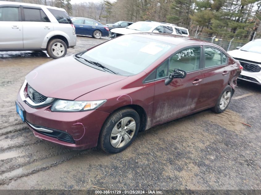 2015 HONDA CIVIC LX - 19XFB2F56FE099295