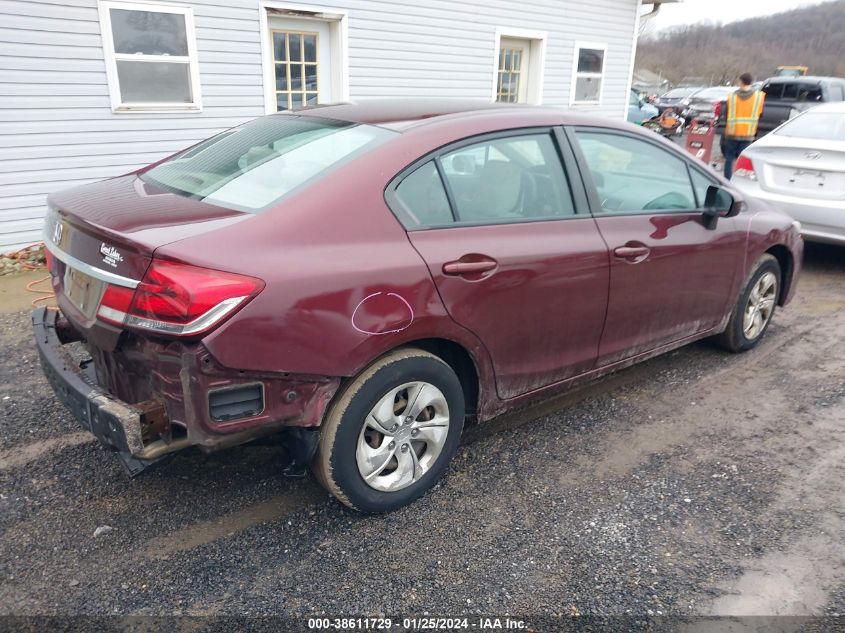 2015 HONDA CIVIC LX - 19XFB2F56FE099295