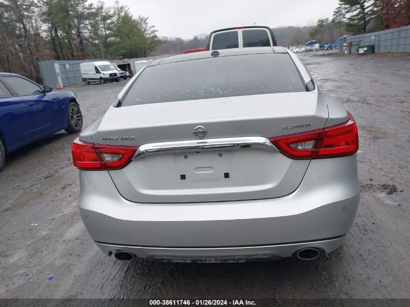 2016 NISSAN MAXIMA 3.5 PLATINUM - 1N4AA6AP4GC381107