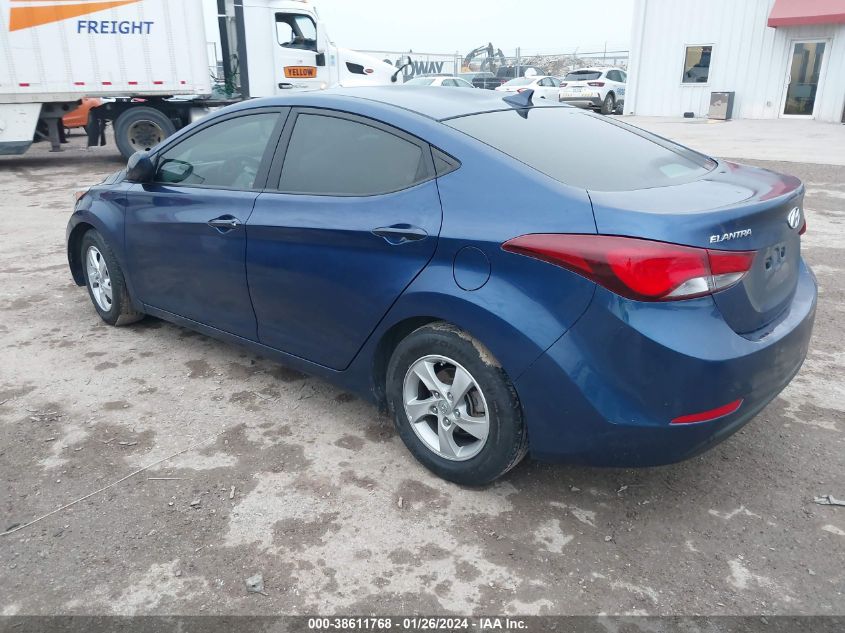 2015 HYUNDAI ELANTRA SE/SPORT/LIMITED - 5NPDH4AE5FH583849