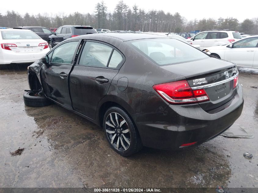 2014 HONDA CIVIC EXL - 2HGFB2F97EH549365
