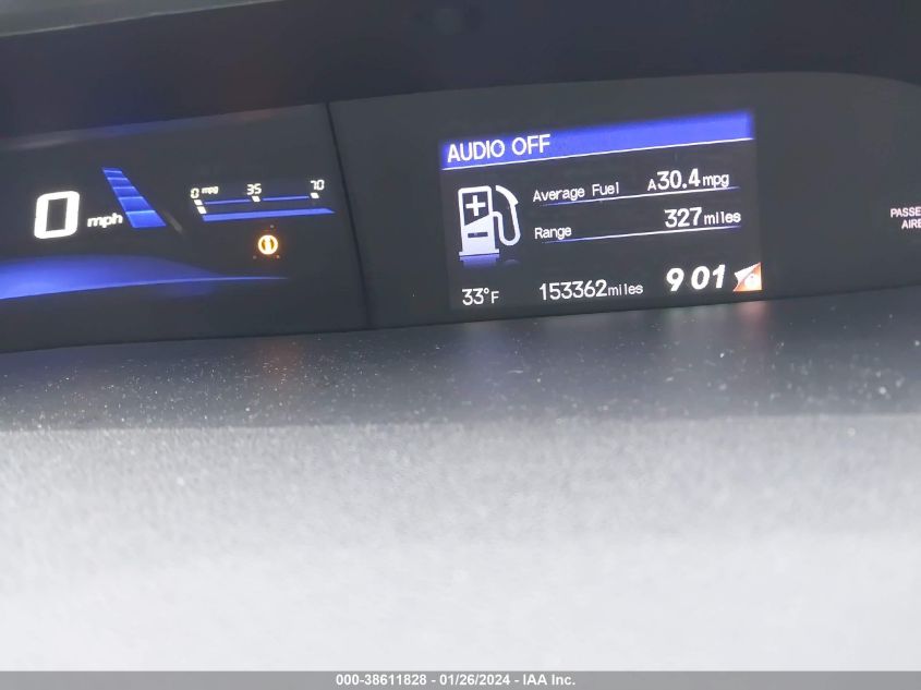 2014 HONDA CIVIC EXL - 2HGFB2F97EH549365