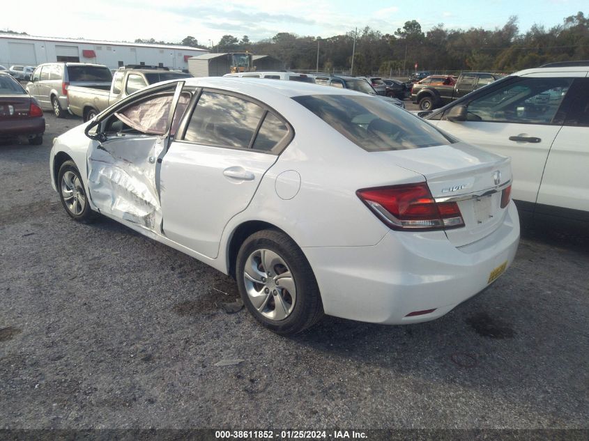 2015 HONDA CIVIC LX - 19XFB2F57FE063602