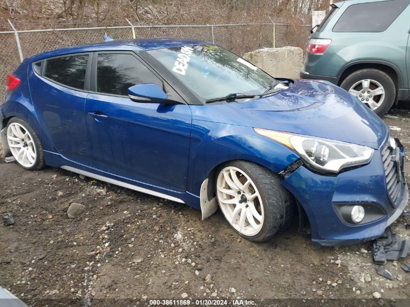 2015 HYUNDAI VELOSTER TURBO - KMHTC6AE5FU241504