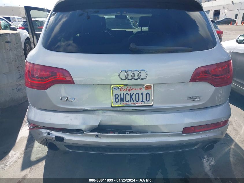 2015 AUDI Q7 3.0T S LINE PRESTIGE - WA1DGAFE8FD008283