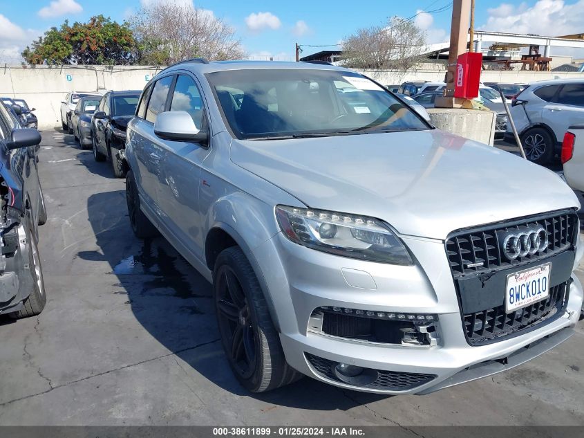 2015 AUDI Q7 3.0T S LINE PRESTIGE - WA1DGAFE8FD008283
