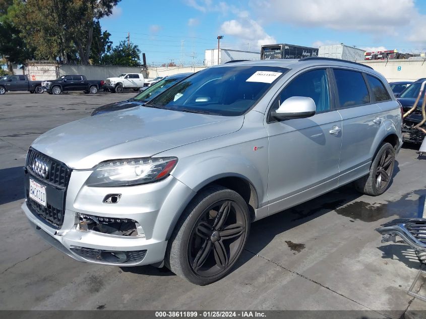 2015 AUDI Q7 3.0T S LINE PRESTIGE - WA1DGAFE8FD008283