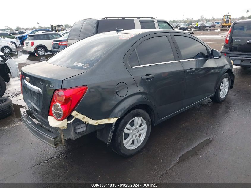 2014 CHEVROLET SONIC LT MANUAL - 1G1JD5SH0E4218490