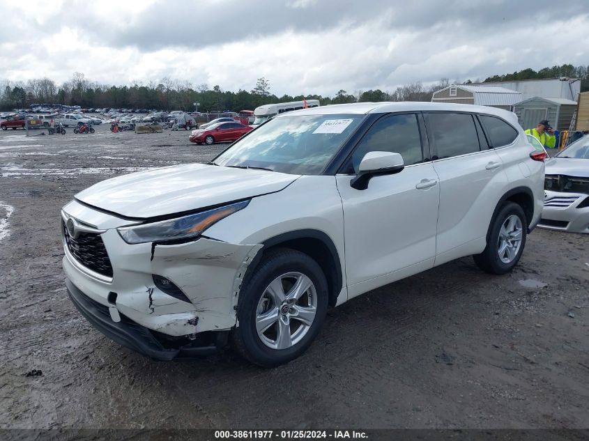 2021 TOYOTA HIGHLANDER LE - 5TDZZRAH1MS517977