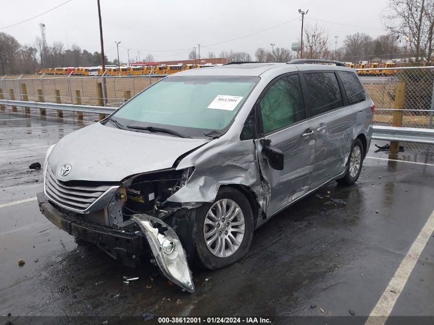 2016 TOYOTA SIENNA XLE 8 PASSENGER - 5TDYK3DC8GS746836