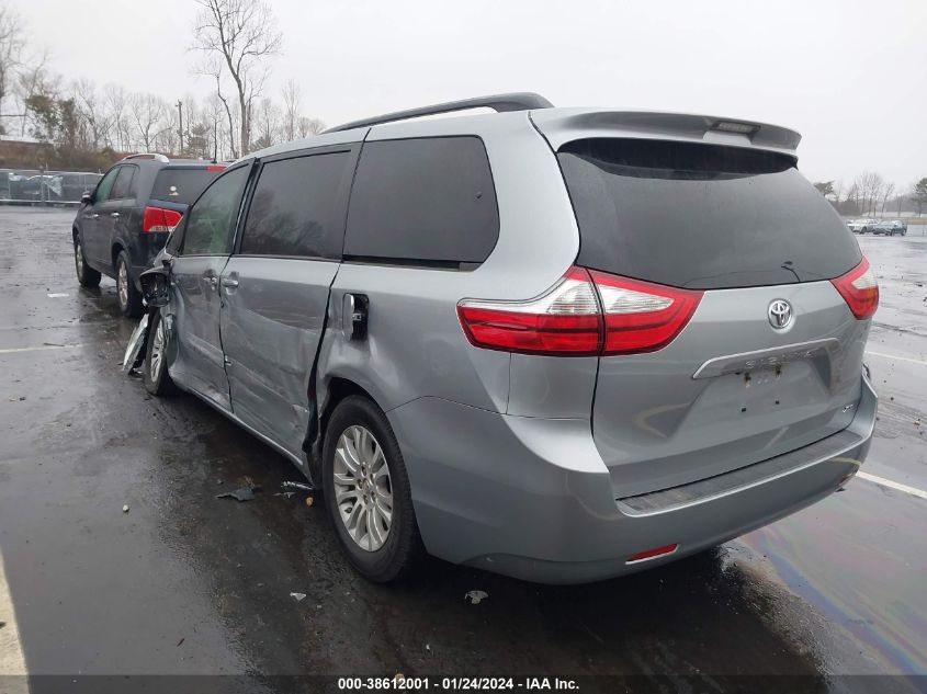2016 TOYOTA SIENNA XLE 8 PASSENGER - 5TDYK3DC8GS746836