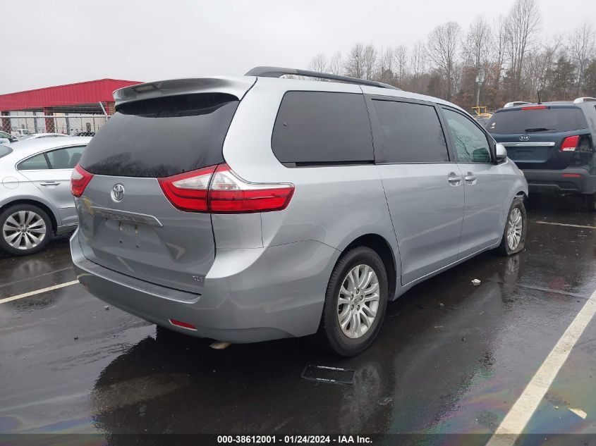 2016 TOYOTA SIENNA XLE 8 PASSENGER - 5TDYK3DC8GS746836