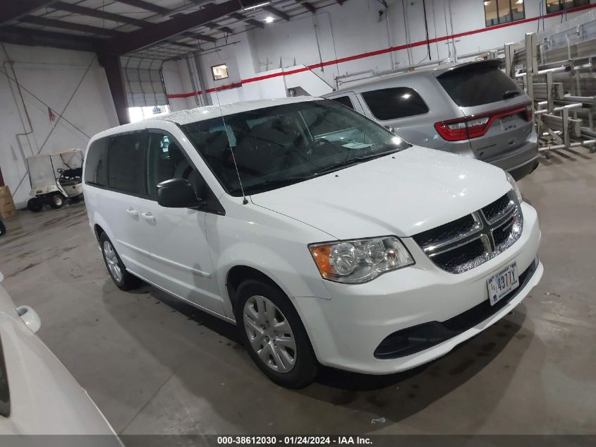 2017 DODGE GRAND CARAVAN SE - 2C4RDGBG3HR789597