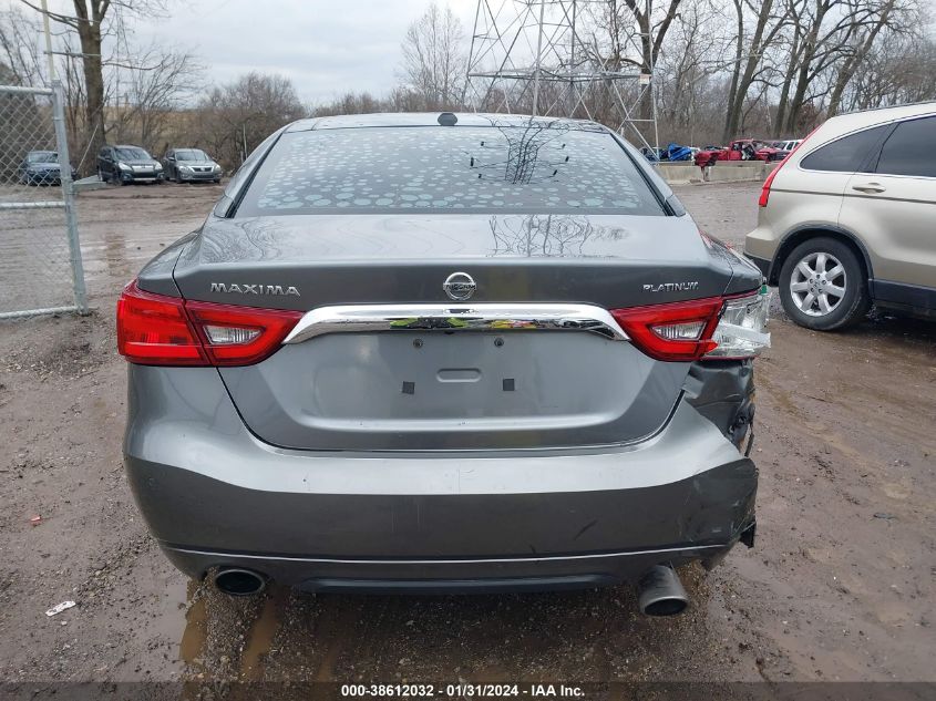 2016 NISSAN MAXIMA 3.5 PLATINUM - 1N4AA6APXGC385758