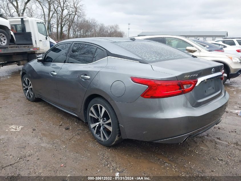 2016 NISSAN MAXIMA 3.5 PLATINUM - 1N4AA6APXGC385758