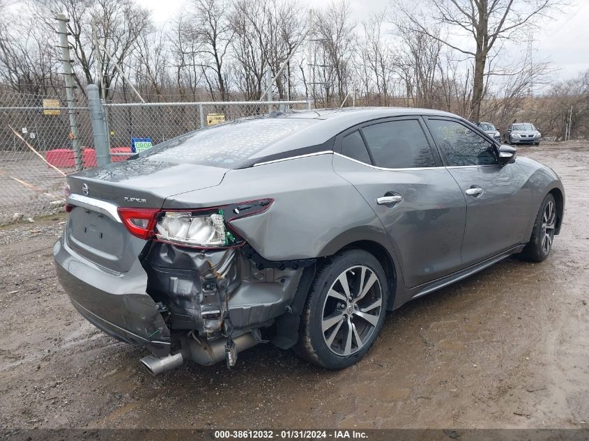 2016 NISSAN MAXIMA 3.5 PLATINUM - 1N4AA6APXGC385758