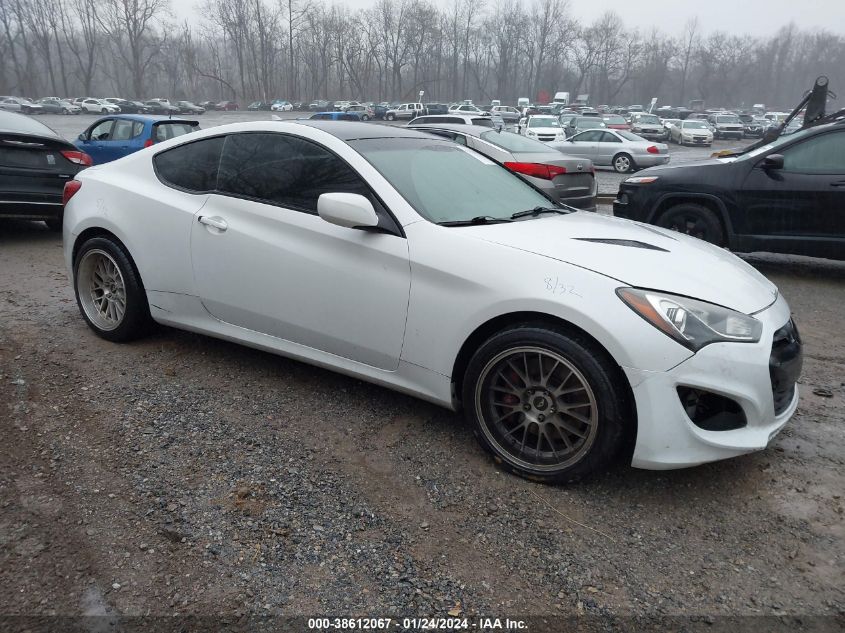 2013 HYUNDAI GENESIS 2.0T R-SPEC - KMHHT6KD5DU086901
