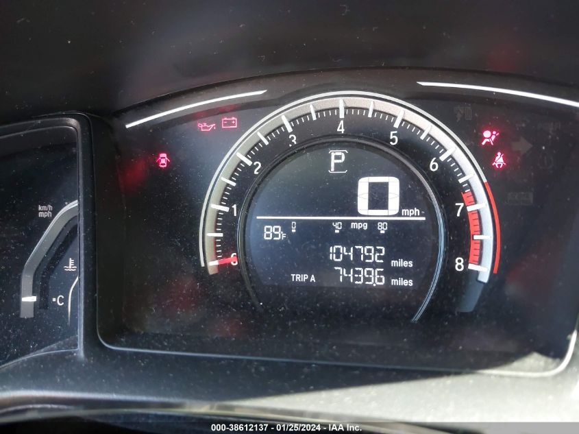 2018 HONDA CIVIC LX - 2HGFC2F54JH561798