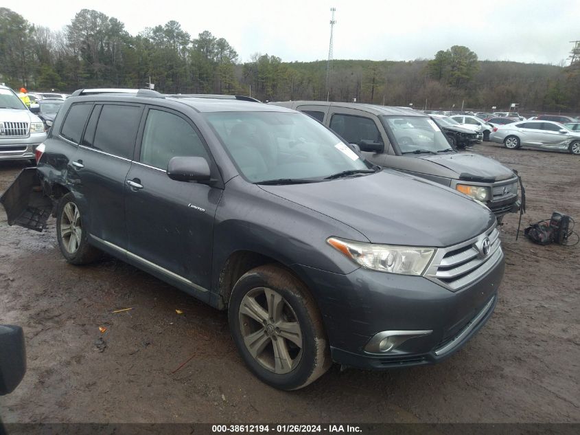 2013 TOYOTA HIGHLANDER LIMITED - 5TDYK3EH4DS101767