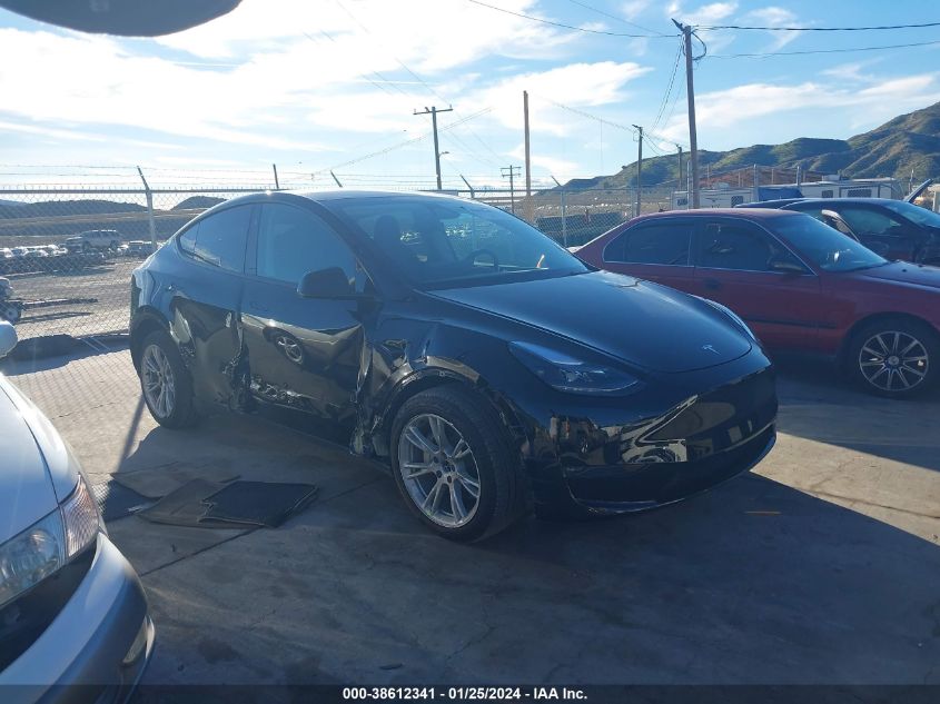 2023 TESLA MODEL Y AWD/LONG RANGE DUAL MOTOR ALL-WHEEL DRIVE - 7SAYGDEE8PA166708