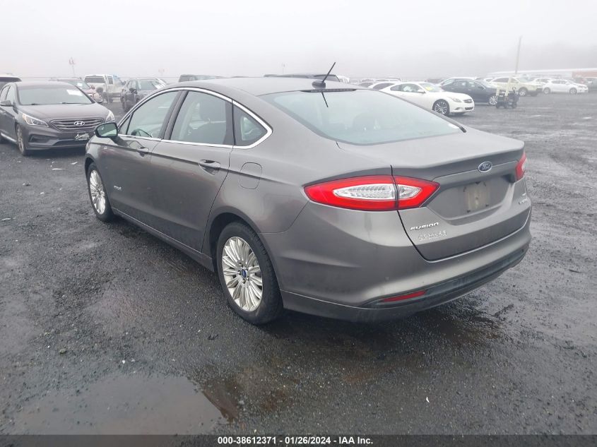2013 FORD FUSION HYBRID SE - 3FA6P0LU8DR233320