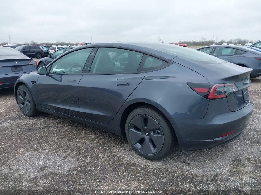 2023 TESLA MODEL 3 - 5YJ3E1EA2PF712642