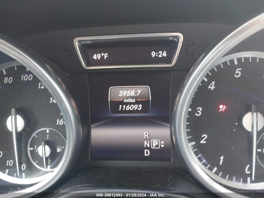 2015 MERCEDES-BENZ ML 350 - 4JGDA5JB7FA595410