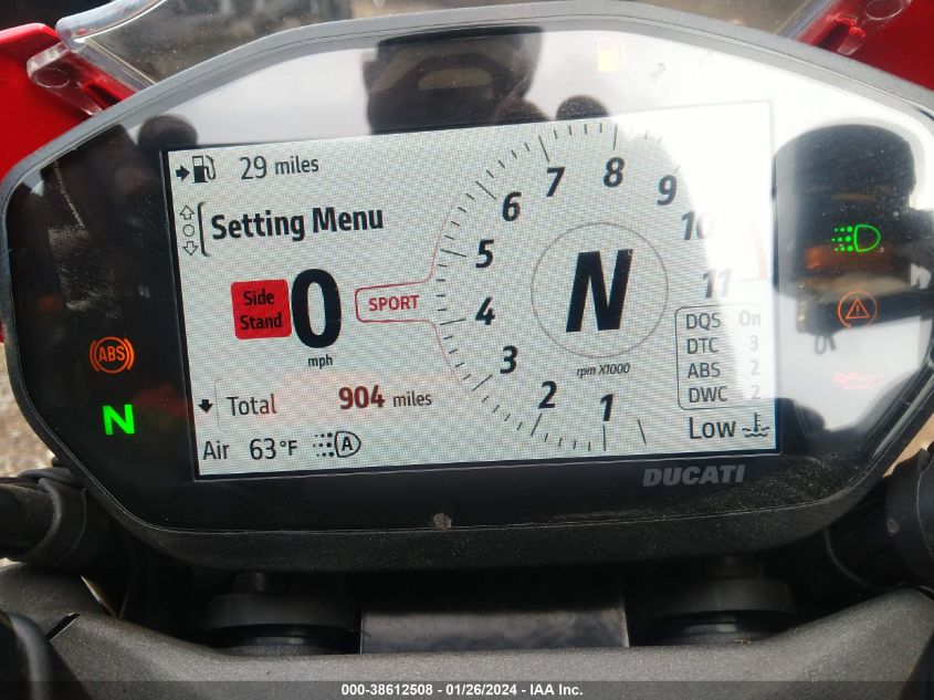 2023 DUCATI MONSTER - ZDMMAMDTXPB007454