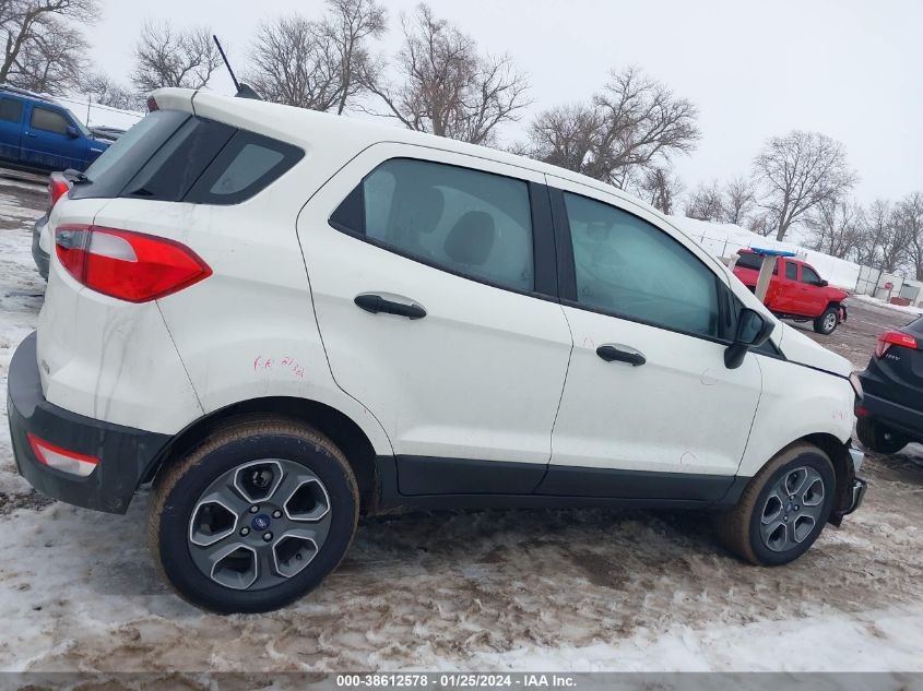 2020 FORD ECOSPORT S - MAJ3S2FE7LC378203