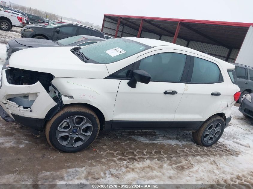 2020 FORD ECOSPORT S - MAJ3S2FE7LC378203