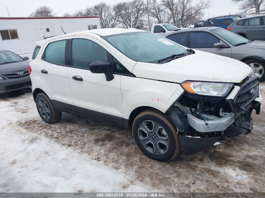 2020 FORD ECOSPORT S - MAJ3S2FE7LC378203