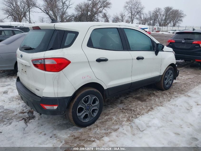 2020 FORD ECOSPORT S - MAJ3S2FE7LC378203