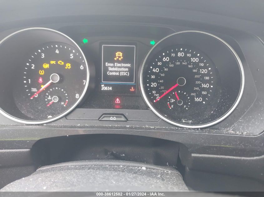 2020 VOLKSWAGEN TIGUAN S - 3VV0B7AX2LM023460