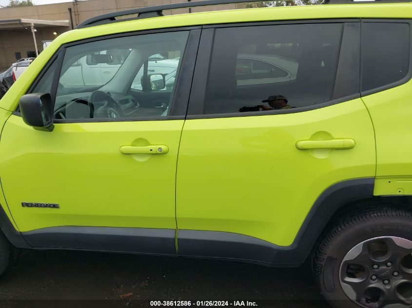 2017 JEEP RENEGADE SPORT 4X4 - ZACCJBAB9HPG03038