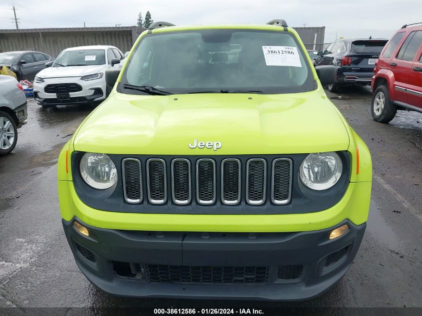 2017 JEEP RENEGADE SPORT 4X4 - ZACCJBAB9HPG03038