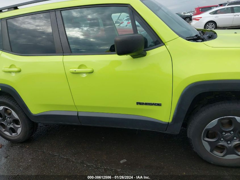 2017 JEEP RENEGADE SPORT 4X4 - ZACCJBAB9HPG03038